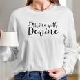 Wine With Dewine Women Long Sleeve Tshirt