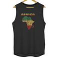 African Continent Afro American Reggae Flag Men Tank Top