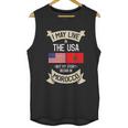 American Flag Morocco Moroccan Roots Gifts Men Tank Top