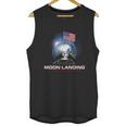 American Flag Snoopy Moon Landing 50 Year Anniversary Shirt Men Tank Top