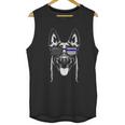 Belgian Malinois K9 Unit Thin Blue Line Flag Police Gift Cute Gift Men Tank Top