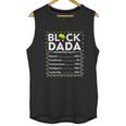 Black Dada Nutritional Facts King Dad Juneteenth 1865 Men Tank Top