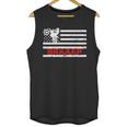 Braaap Vintage Usa American Flag Dirt Bike Men Tank Top