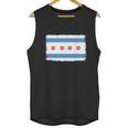 Bullet Hole Chicago Flag T-Shirts Men Tank Top