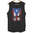 Cock Fight Gallos Gallero Fighting Rooster Puerto Rico Flag Men Tank Top