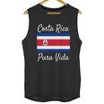 Costa Rica Pura Vida T-Shirt Beautiful National Flag Tee Men Tank Top