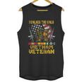 Funny Vietnam Veteran With Us Flag Gift With Combat Boots Patriotic Gift Men Tank Top