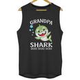 Grandpa Shark Funny Fathers Day Men Tank Top