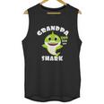 Grandpa Shark Gift Cute Shark Baby Matching Family Men Tank Top