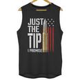 Just The Tip I Promise Bullet American Flag Gun Lover Back Graphic Design Printed Casual Daily Basic Men Tank Top