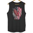 Peterbilt Logo Red Design Usa Flag American Independence Day Truck Fans Patriots Shirts Men Tank Top