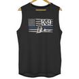 Police K9 Unit Thin Blue Line Flag German Shepherd Men Tank Top