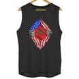 Super Moroccan Heritage Morocco Roots Usa Flag Gift Men Tank Top