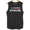 Texas Strong State Flag Logo Men Tank Top