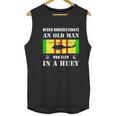 Never Underestimate Old Man Who Flew In Huey Vietnam Veteran Men Tank Top