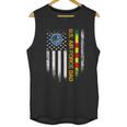 Vintage American Flag Proud Us Air Force Vietnam Veteran Dad Meaningful Gift Men Tank Top