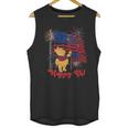 Winnie The Pooh Happy 4Th July American Flag Men Tank Top