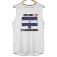 Kiss Me Im El Salvadorian Cute El Salvador Flag Men Tank Top