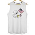 Snoopy And Woodstock Holding American Flag 4Th Of July Men Tank Top