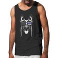 Belgian Malinois K9 Unit Thin Blue Line Flag Police Gift Cute Gift Men Tank Top