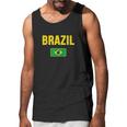 Brasil Brazilian Flag Brazil Souvenir Gift Camiseta Men Tank Top