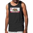 Commiefornia Funny Anti Marxist Communist California Flag Men Tank Top