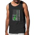 Distressed Donate Life Usa Flag Organ Kidney Donor Ribbon Men Tank Top