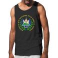 El Salvador Flag El Salvador Emblem Design Salvadoran Men Tank Top