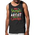 My Favorite Artist Calls Me Grandpa Sweater Xmas Light Men Tank Top