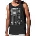 Here Fishy American Flag Men Tank Top