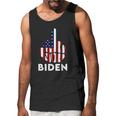 Fuck Biden Middle Finger Usa Flag Men Tank Top