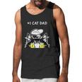 Mens Funny Cat Fathers Day Catnip Crack Cat Weed Best Cat Dad Men Tank Top