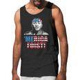 Funny Three Stooges Merica First American Flag Men Tank Top