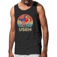 Funny Useh America Canada Flag American Men Tank Top