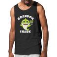 Grandpa Shark Gift Cute Shark Baby Matching Family Men Tank Top