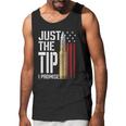 Just The Tip I Promise Bullet American Flag Gun Lover Back Graphic Design Printed Casual Daily Basic Men Tank Top