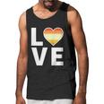 Lgbtq Butch Lesbian Flag Heart Gift Lgbtqia Love Butch Lesbian Gift Graphic Design Printed Casual Daily Basic Men Tank Top