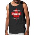 Maple Leaf Canada Flag Eh Montreal Canada Men Tank Top