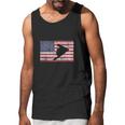 Patriotic B2 Stealth Bomber American Flag T-Shirt Men Tank Top