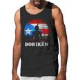 Puerto Rican Flag Taino Sun Boriken Borinquen Borikua Taino Men Tank Top