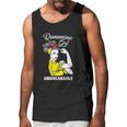 Romanian Girl Unbreakable Heritage Romania Flag Gift Men Tank Top