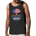 Salvadoran Roots American Grown Tree Flag Usa El Salvador Men Tank Top