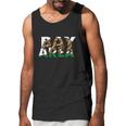 San Francisco Bay Area California Flag Bear Men Tank Top