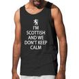 Scottish History Scottish Flag Rampant Lion Men Tank Top