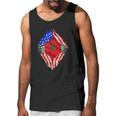 Super Moroccan Heritage Morocco Roots Usa Flag Gift Men Tank Top