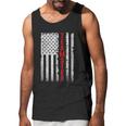 Teamster Proud American Flag Distressed Men Tank Top