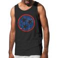 Tennessee Volunteer State Distressed Tristar Flag Men Tank Top