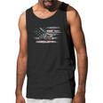 Uh60 Black Hawk Helicopter Vintage Flag Veteran Men Tank Top