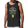 Never Underestimate An Old Whos A Vietnam Veteran Gift Graphic Design Printed Casual Daily Basic Men Tank Top