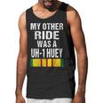 Vietnam Veteran Biker Uh-1 Huey Helicopter Men Tank Top